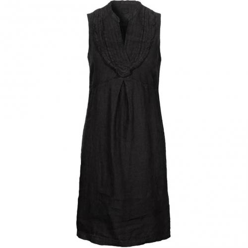 120% Lino Anna Sommerkleid schwarz 