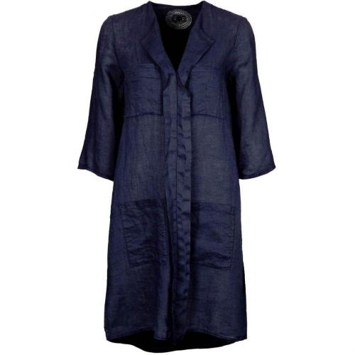 120% Lino Sommerkleid blue 