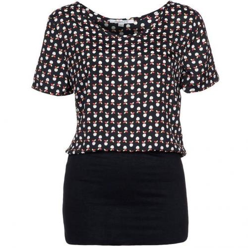 Aggabarti Berthe Jerseykleid pomme marin 