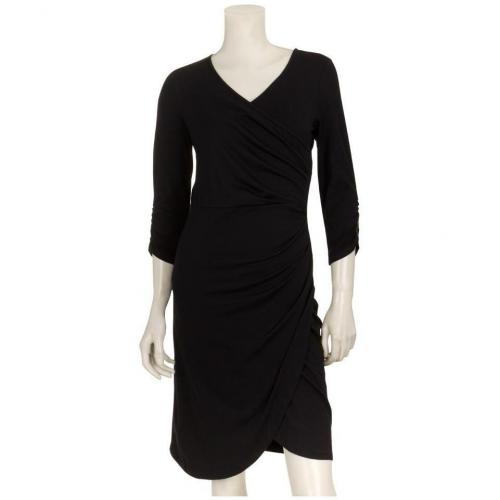 Airfield Jerseykleid Schwarz