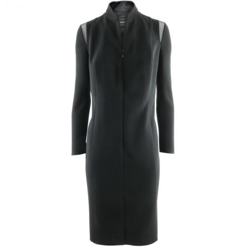 Akris Black Net Detail Dress