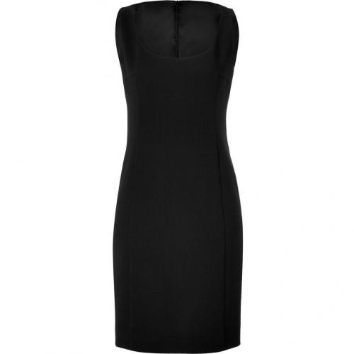 Akris Black Sleeveless Scoop Neck Dress