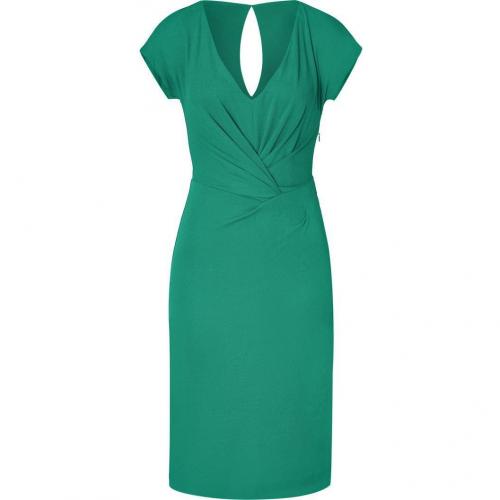 Alberta Ferretti Emerald Draped Dress