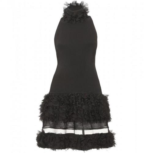 Alexander McQueen Cocktailkleid Mit Mesheinsatz