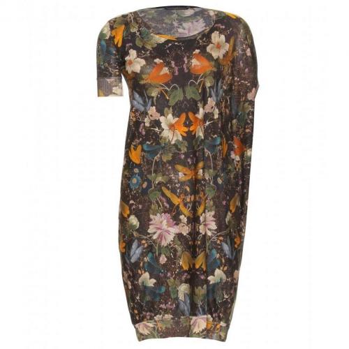 Alexander McQueen Wollkleid Mit Print