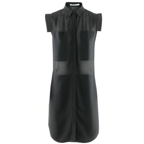 Alexander Wang Black Silk Blouse Dress