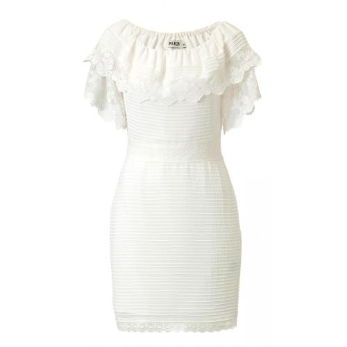 Alice by Temperley Mini Esmeralda Dress Ecru