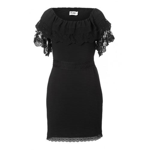 Alice by Temperley Mini Esmeralda Dress Schwarz