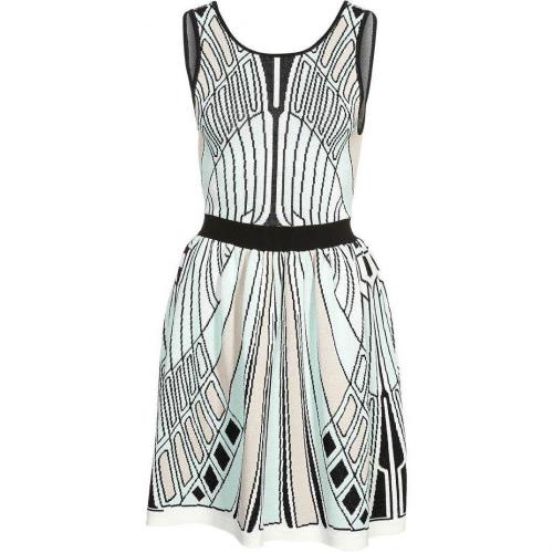 Alice McCall Ines Strickkleid black/white/mint 