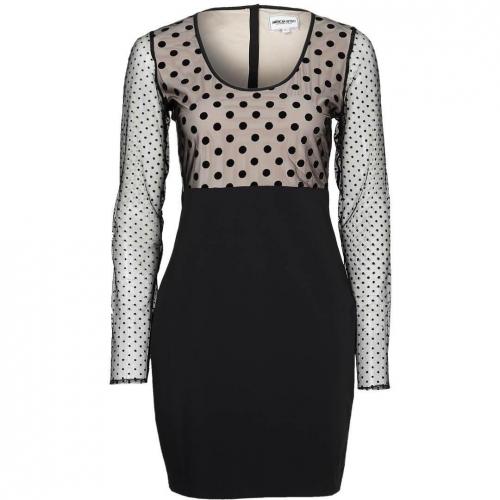 American Retro Lila Etuikleid black 