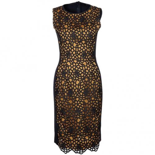 Ana Alcazar Cocktailkleid / festliches Kleid schwarz/gold 