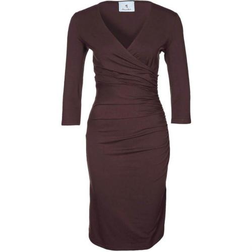 Andrea & Renato Edith Jerseykleid braun 