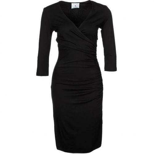 Andrea & Renato Edith Jerseykleid schwarz 