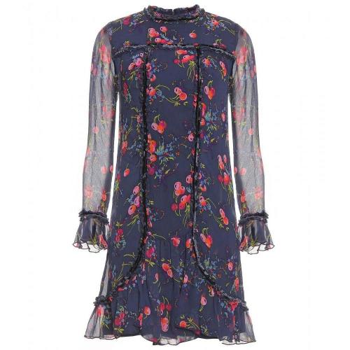 Anna Sui Print-Kleid Aus Seide