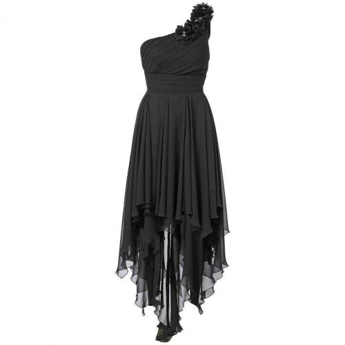 Apart Ballkleid Schwarz Asymmetrisch 