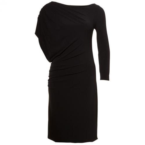 Armani Collezioni Kleid Schwarz mit Ärmeln