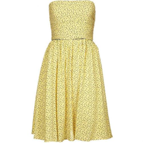 Axara Sommerkleid jaune Gelb Schulterfrei 