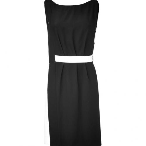 Azzaro Black and White Sheath Dress