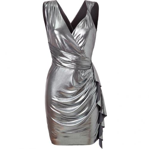 Bailey 44 Silver Draped Annihilator Dress