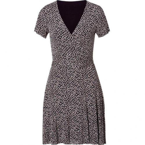 Bailey 44 Trench/Black Printed Décolleté Dress