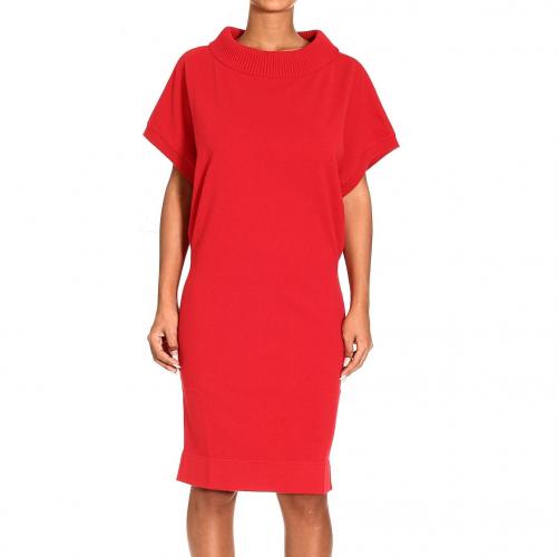 Balenciaga Short sleeve blended cashmere fabric dress