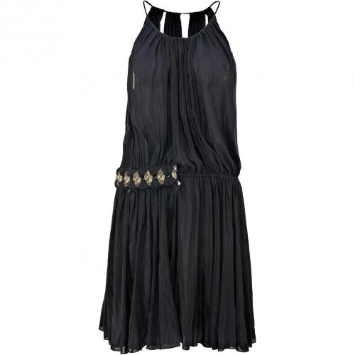 Barbara Bui Kleid Schwarz mit Raffungen