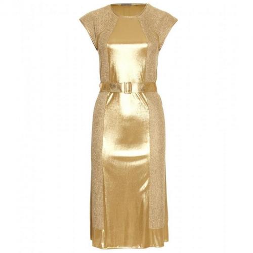 Bottega Veneta Metallic-Kleid