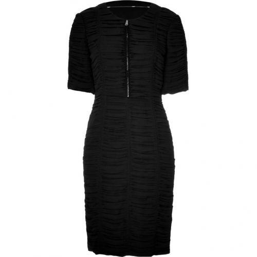 Burberry London Black Nested Silk Kleid