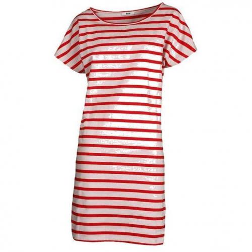 Bzr Kleid gestreift rot/rosa