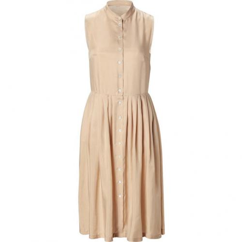 Cacharel Nude Sleeveless Shirt Kleid