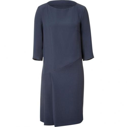 Cacharel Smoke Blue 3/4 Sleeve Kleid