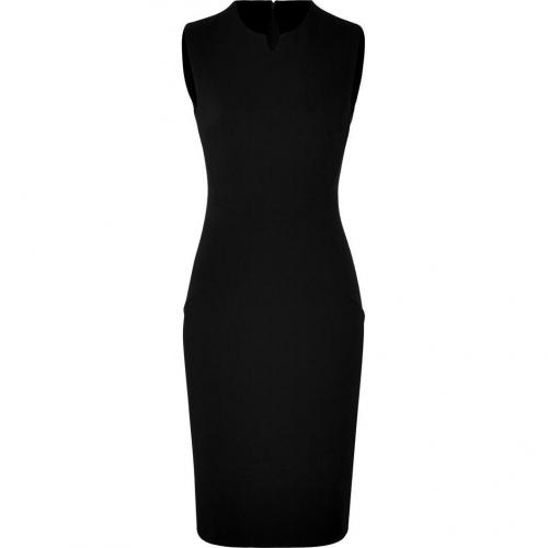 Cédric Charlier Black Sleeveless Sheath Dress