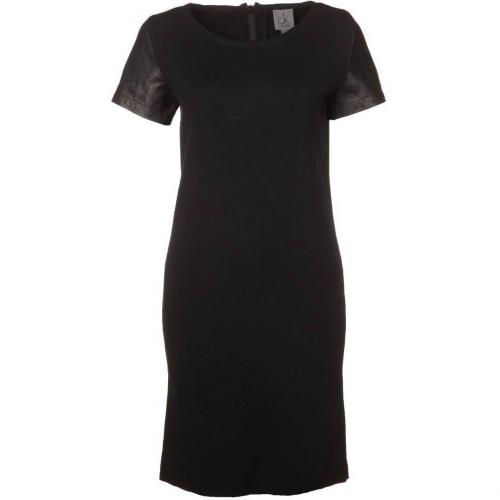 Ck Calvin Klein Jerseykleid black Rücken Reißverschluss