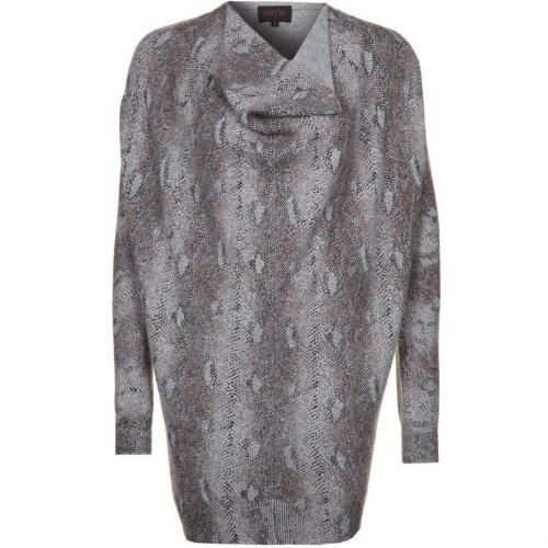 Cocoa Cashmere Strickkleid grey snake 