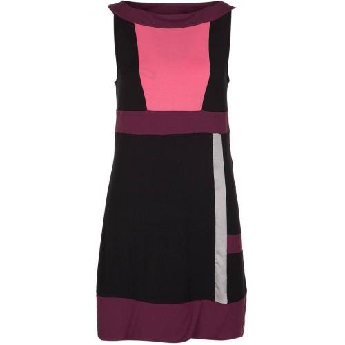 comma, Jerseykleid schwarz Rot Pink 