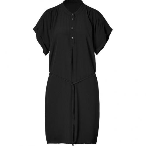 Day Birger et Mikkelsen Black Crepe Belted Dress