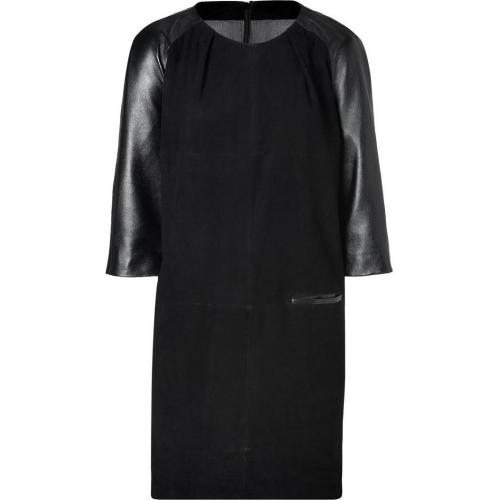 Day Birger et Mikkelsen Black Suede/Leather Dress