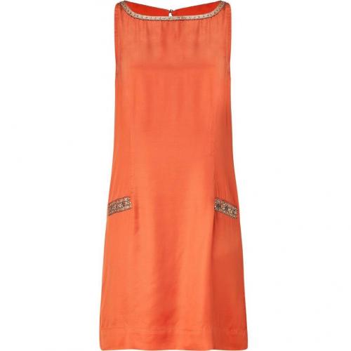 Day Birger et Mikkelsen Orange Judy Dress with Pearls