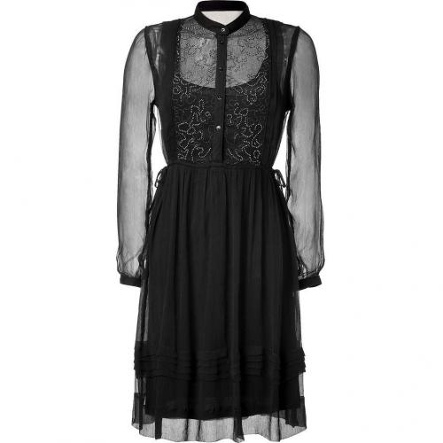 Day Birger et Mikkelsen The Iris Black Bead-Embellished Dress