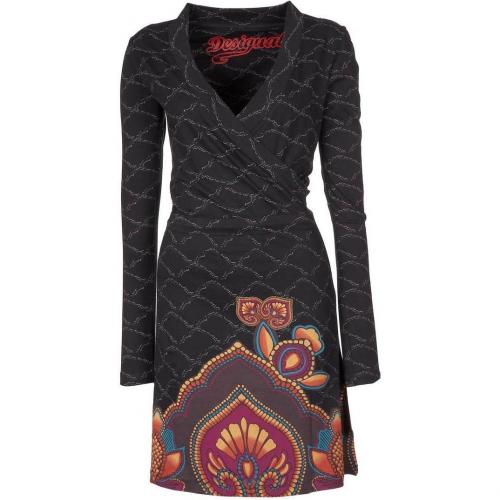 Desigual Vest Lafendorf Jerseykleid negro 