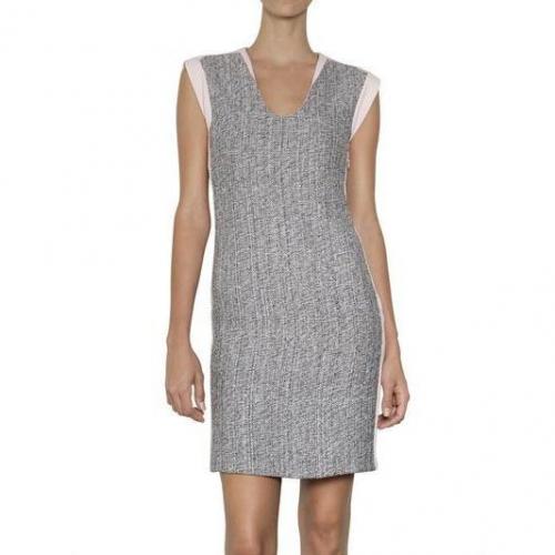 Diane von Furstenberg Ärmelloses Kleid Aus Tweed Und Jersey