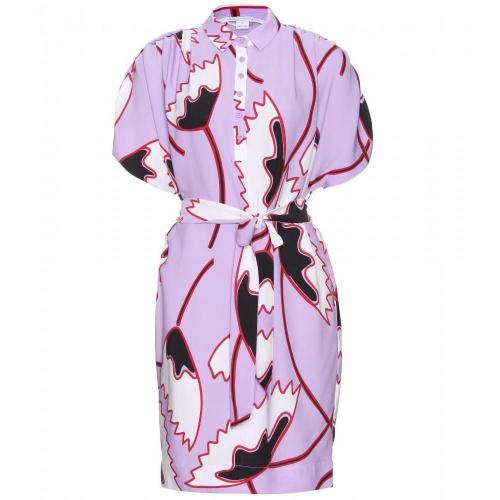 Diane von Furstenberg Karin Seidenkleid Mit Gürtel