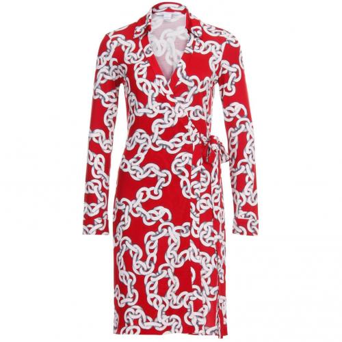 Diane von Furstenberg Kleid New Jeanne Two rot