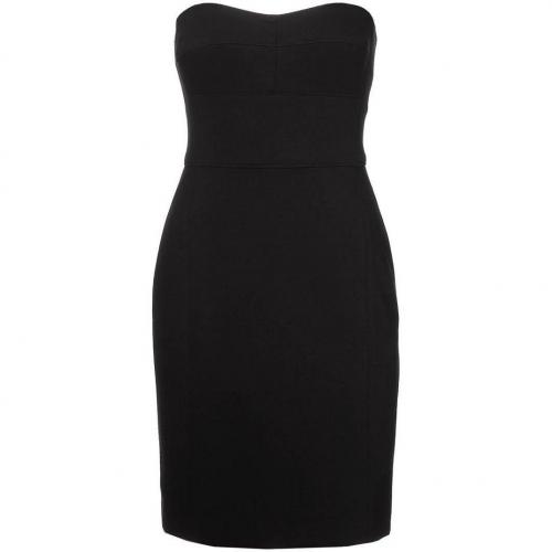 Dkny Cocktailkleid / festliches Kleid schwarz Schulterfrei 