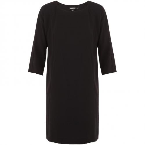 DKNY Kleid mit 3/4-Ärmeln Schwarz