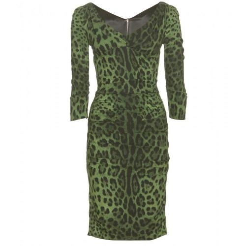 Dolce & Gabbana Animal-Print Kleid