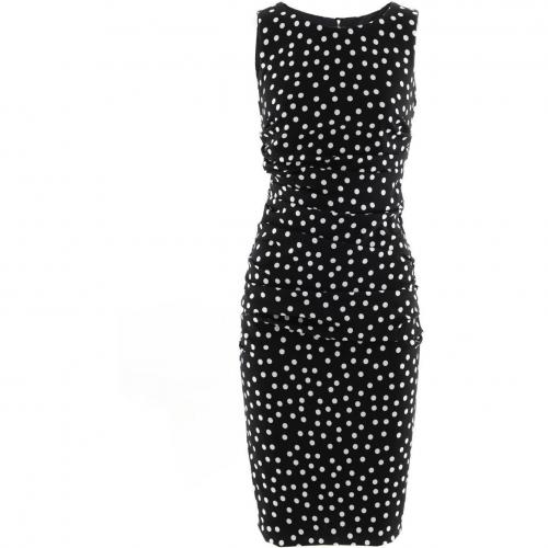 Dolce & Gabbana Black White Polka Dot Dress