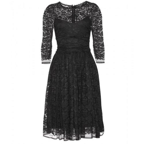 Dolce & Gabbana Spitzenkleid Black