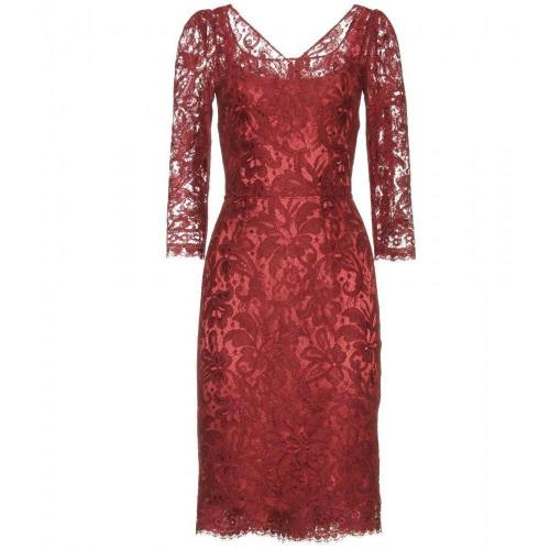Dolce & Gabbana Spitzenkleid Red