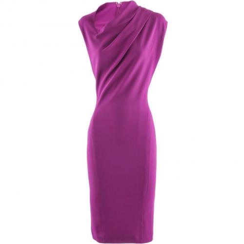 Donna Karan Fuchsia Asymmetric Dress